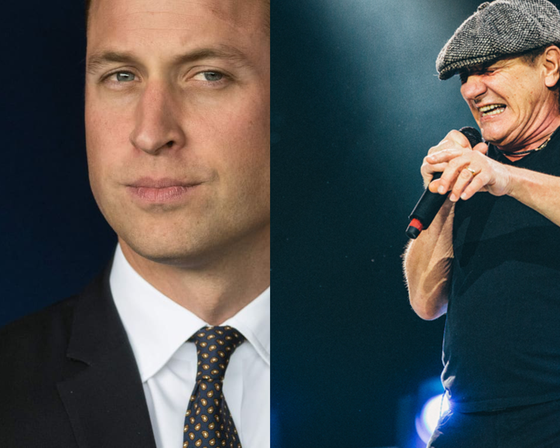 Prince William pledges his love for AC/DC: 