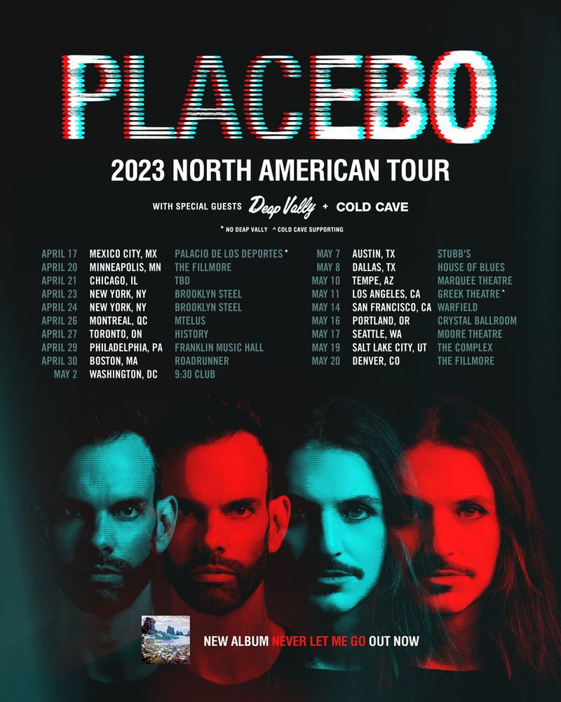 Placebo announce new dates for their North American tour Chaoszine