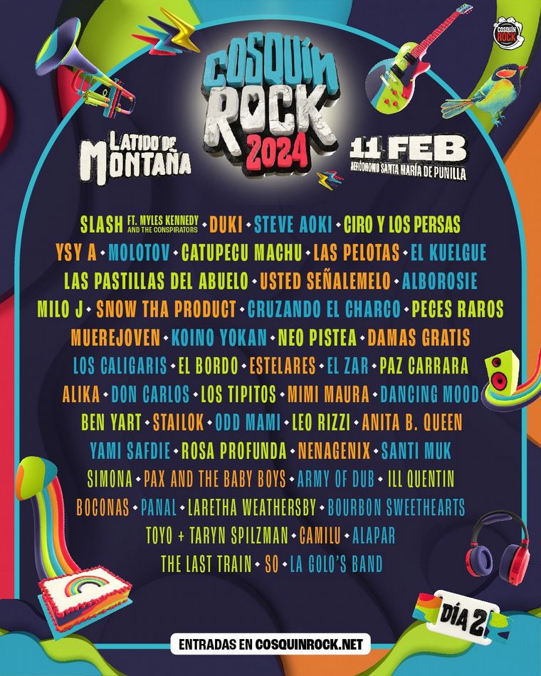 Slash joins Argentina s 2024 Cosqu n Rock Festival lineup Chaoszine