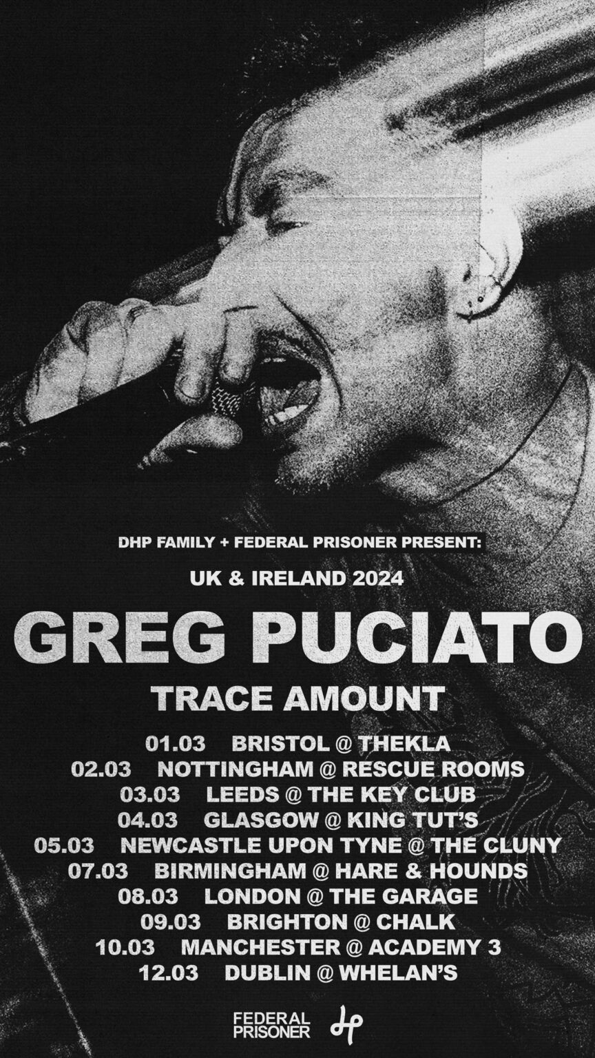 Greg Puciato announces 2024 UK and Ireland Tour Chaoszine