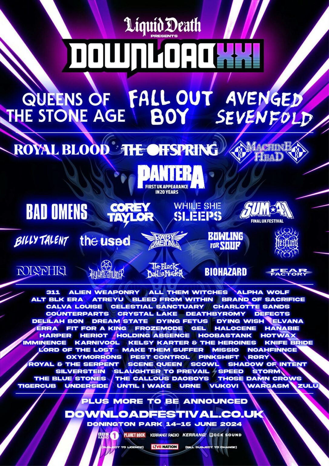 Download Festival unveils 2024 headliners plus over 80 more bands