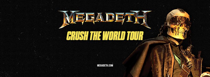 megadeth european tour