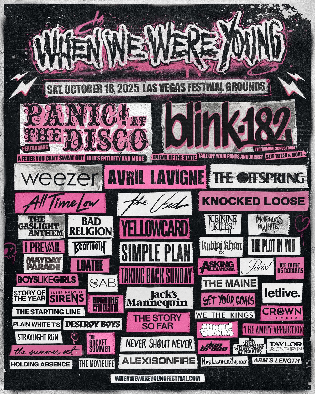 When we were young festival announces the lineup for the 2025 edition